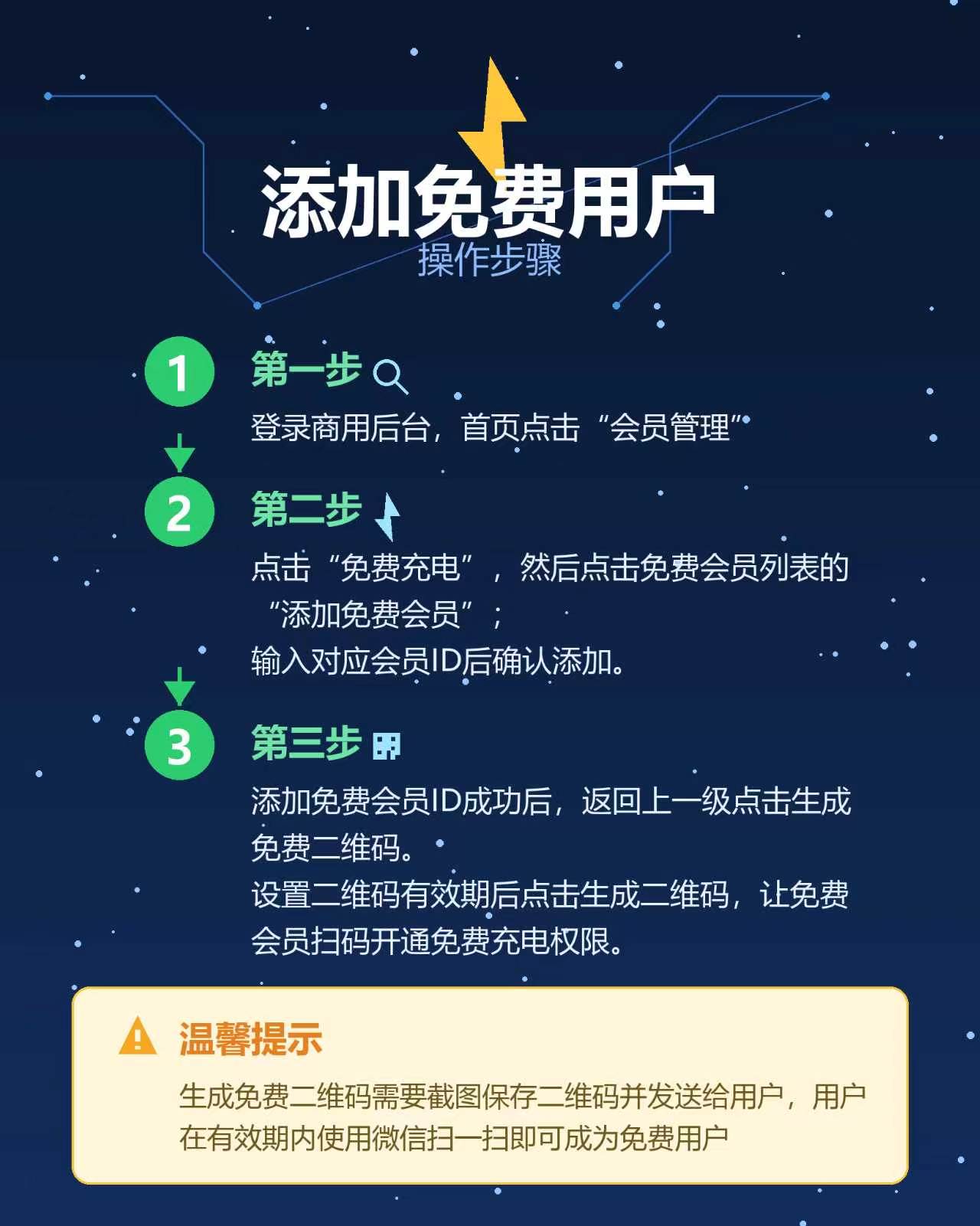 添加免费用户
